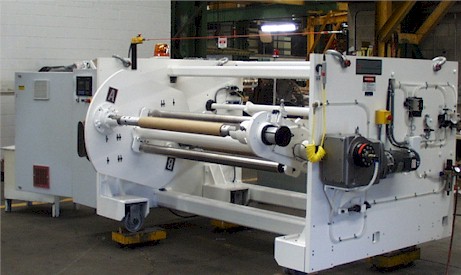Davis-Standard Model 1000 Turret Winder with Special Roll Handling